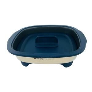 Tupperware Micropro Grill Series Base Lid Microwave Cooking Meat Veggies Fast